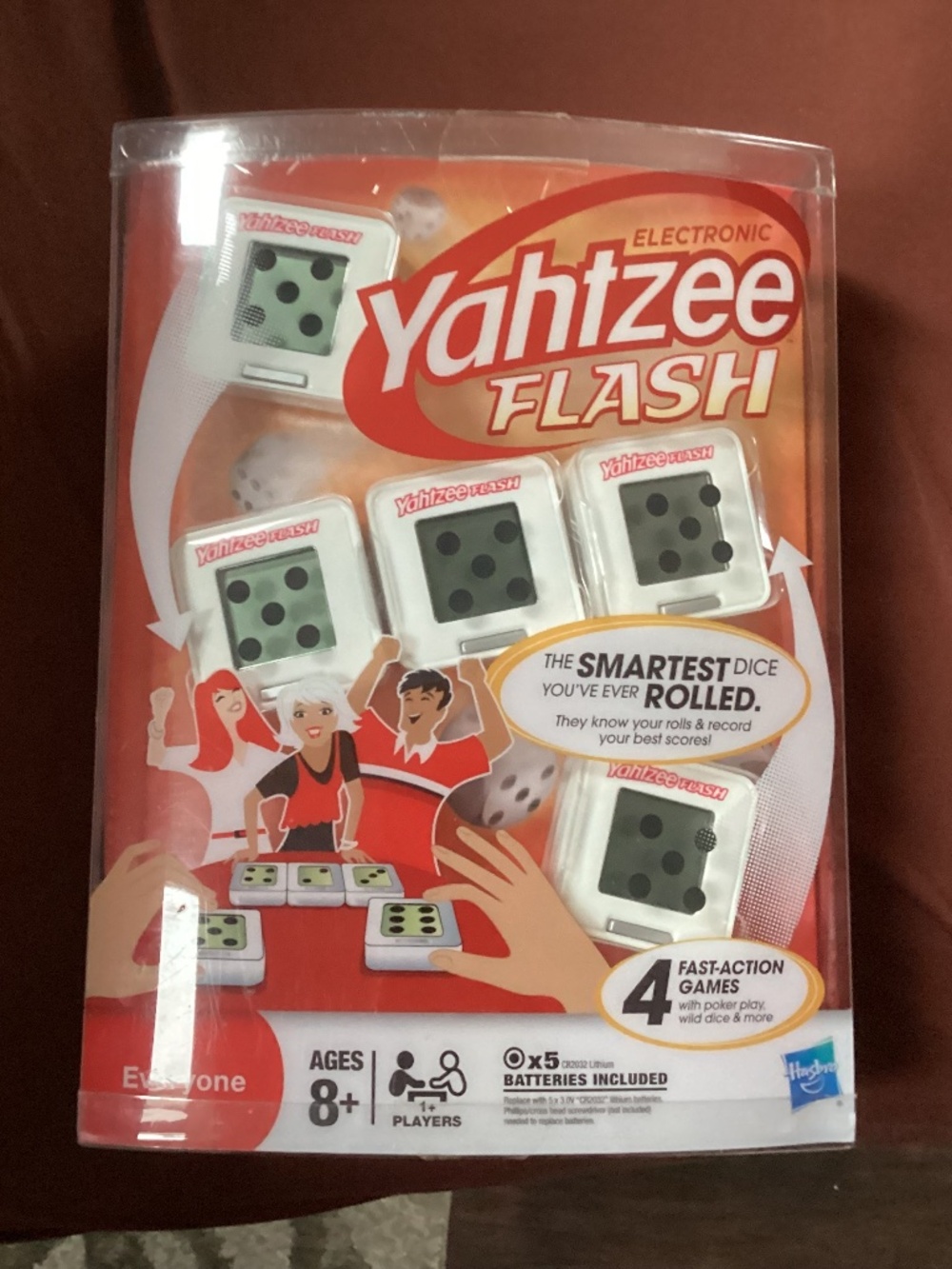 Electronic Yahtzee Flash Dice Game Ages 8+ New